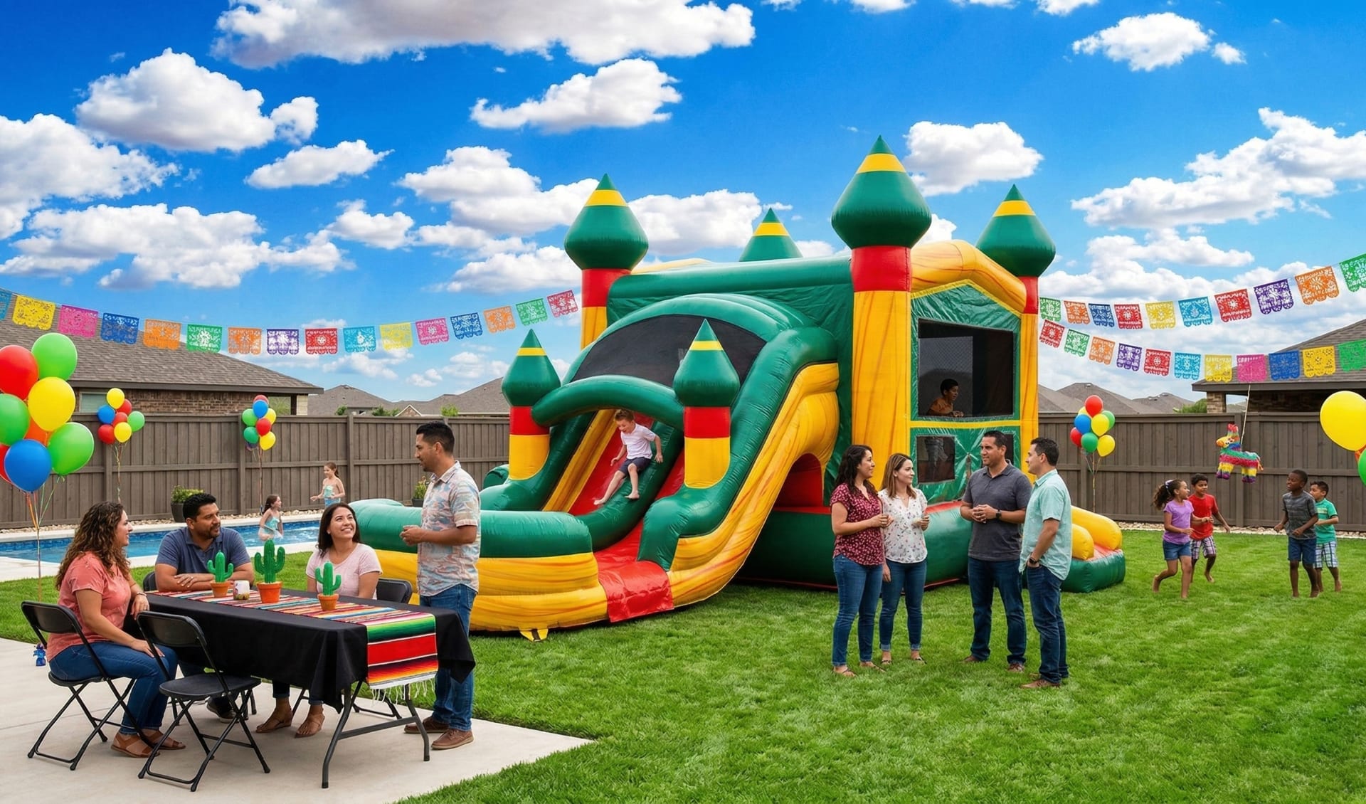 Event with party rentals